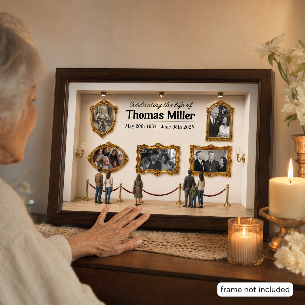 Personalized "Celebrating The Life Of A Loved One" Poster – Memorial Sympathy Gift & Keepsake
