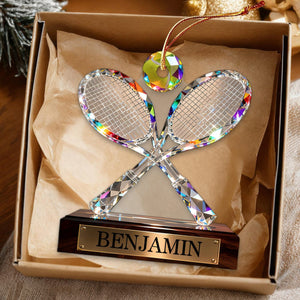 Personalized Tennis Player Christmas Ornament, Gift For Tennis Lover