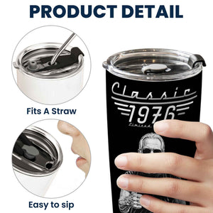 Father's Day & Birthday Gift For Him – Personalized Custom Photo Tumbler | Classic Limited Edition