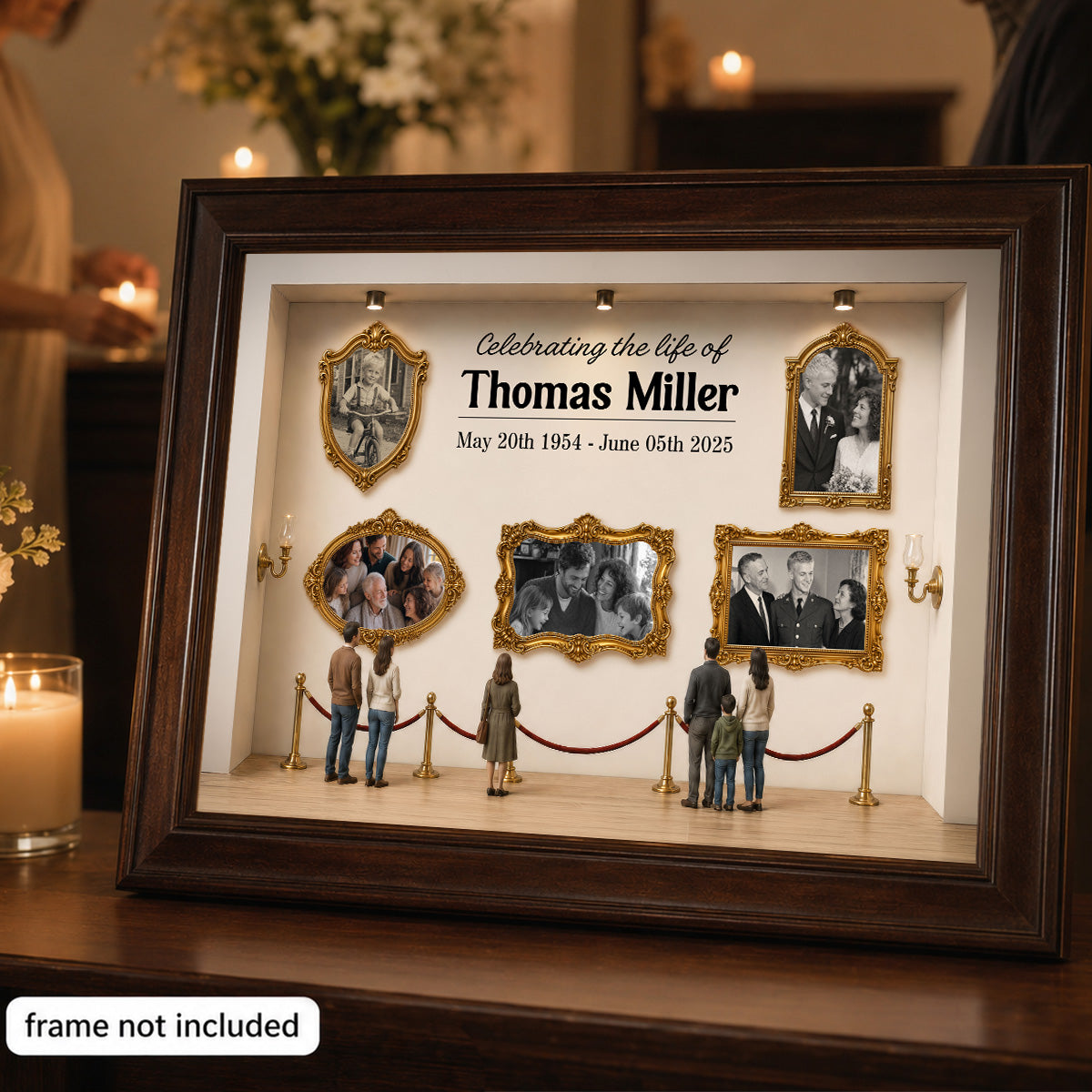 Personalized "Celebrating The Life Of A Loved One" Poster – Memorial Sympathy Gift & Keepsake