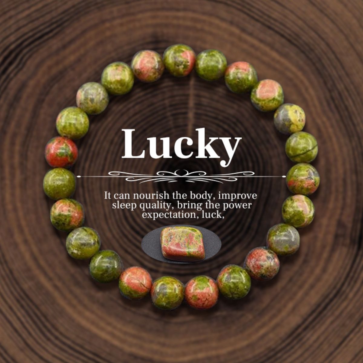 Fashion Natural Stone Beaded Bracelets Healing Stone Bracelet Energy Jewelry Gifts