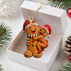 "Our Sweetest Christmas Together" – Personalized Acrylic Ornament | Gift For Couples