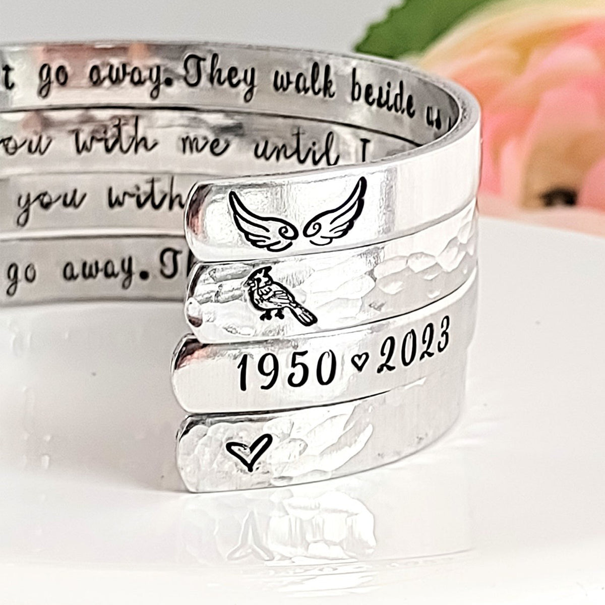 I will carry you bracelet, Personalized Bracelet for Loss of Loved One