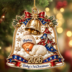 Personalized "Baby's 1st Semiquincentennial" Acrylic Ornament – 250th Anniversary Keepsake