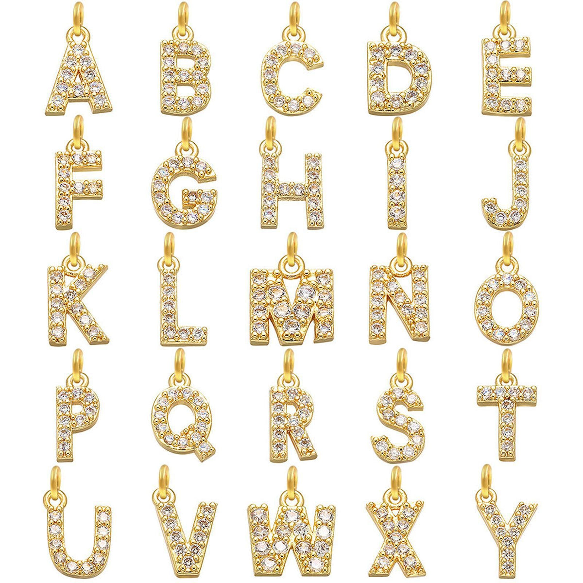 Curb link Initial Anklet