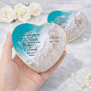 "You Still Live On" – Personalized Ceramic Dish | Memorial Gift For Grieving Family
