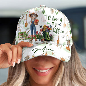 Gardening Is My Therapy - Personalized Cartoon Style Classic Cap