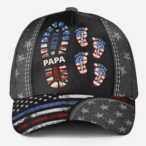Best Dad Ever - Personalized Custom Classic Cap Gift For Father