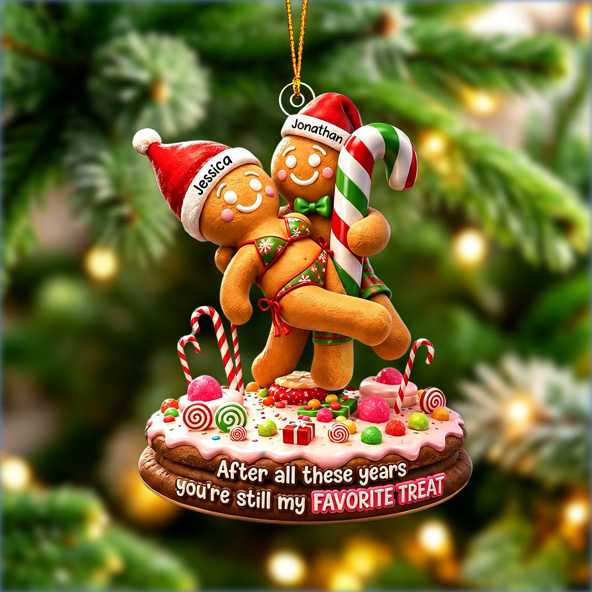 Personalized "After All These Years" Acrylic Ornament – Gift For Couples