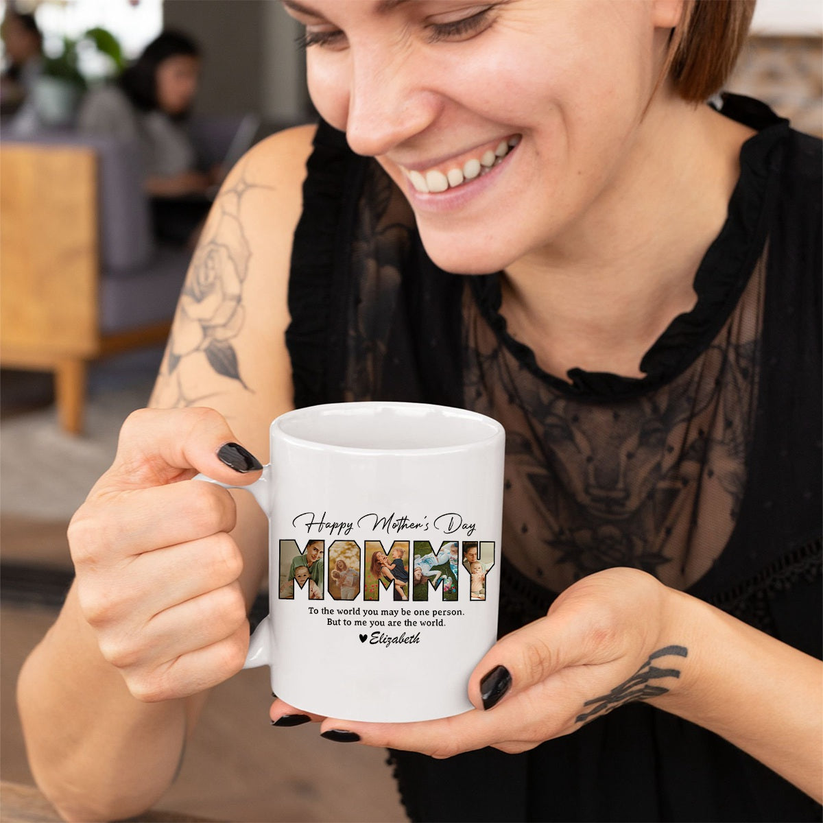 Personalized Photo Happy Mother's Day To Mom Mug