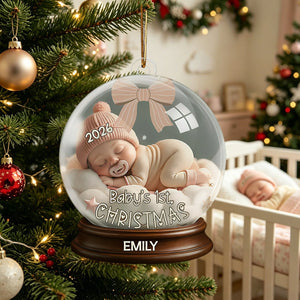 Personalized First Christmas Ornament – Keepsake For Newborns & Babies