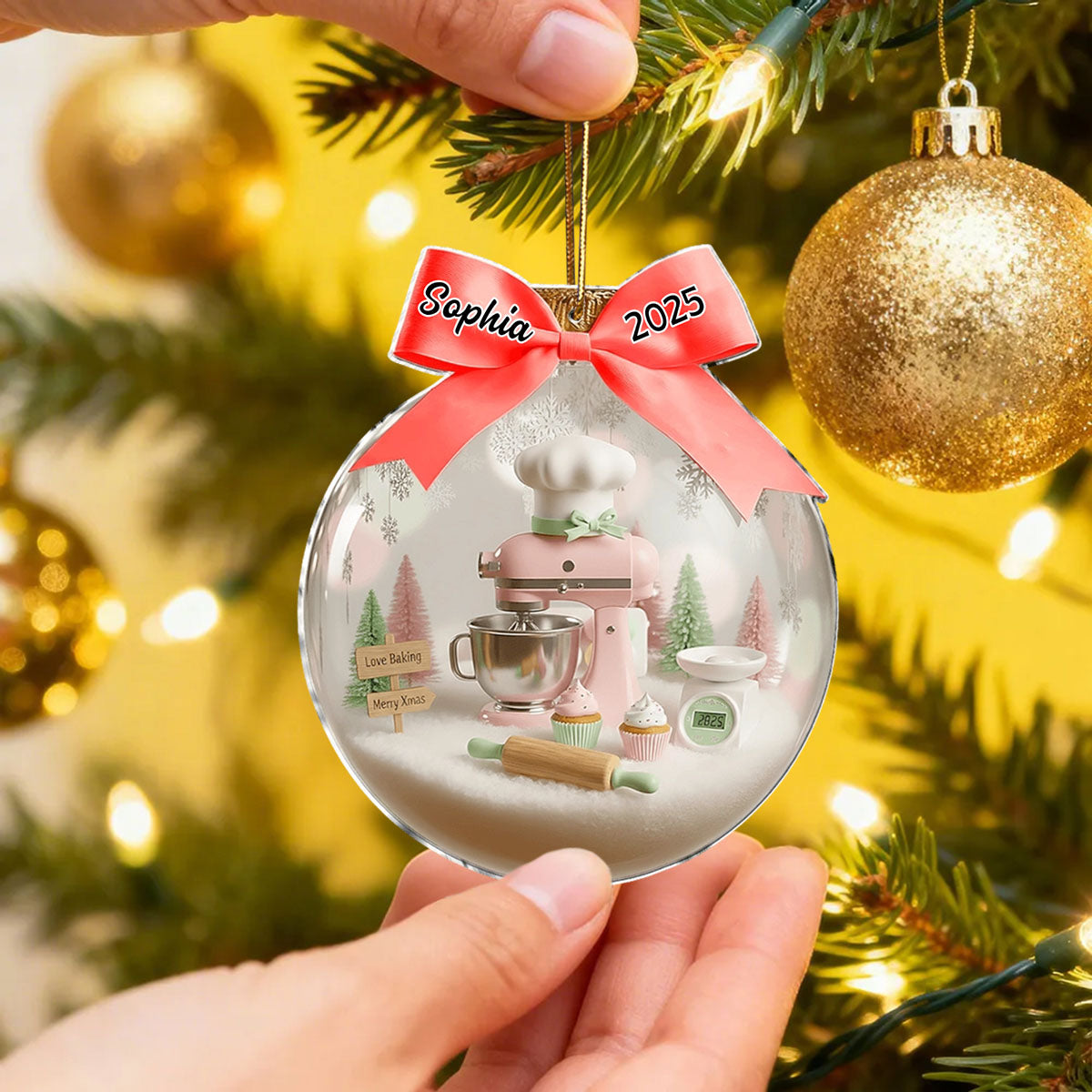 Love Baking - Personalized Baking Ornament