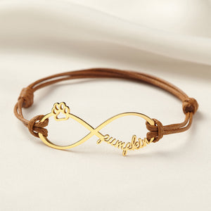 Personalized Pet Memorial Bracelet Pet Loss Gift