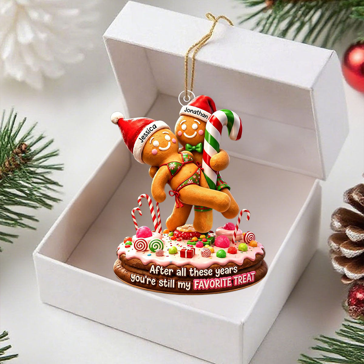 Personalized "After All These Years" Acrylic Ornament – Gift For Couples