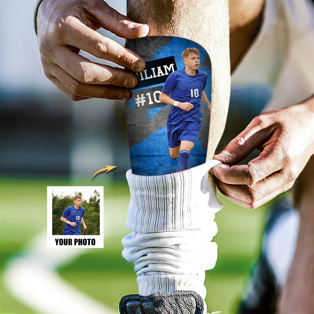 Colorful Splash Ink-Personalized Football/Soccer Shinpads