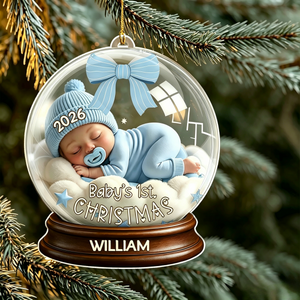 Personalized First Christmas Ornament – Keepsake For Newborns & Babies