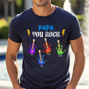 Grandpa You Rock - Personalized Pure Cotton T Shirt