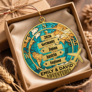 Destination Of All Year - Personalized Custom Acrylic Ornament