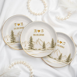 Our Love Adventure, Ceramic Jewelry Dish, Gift For Couples
