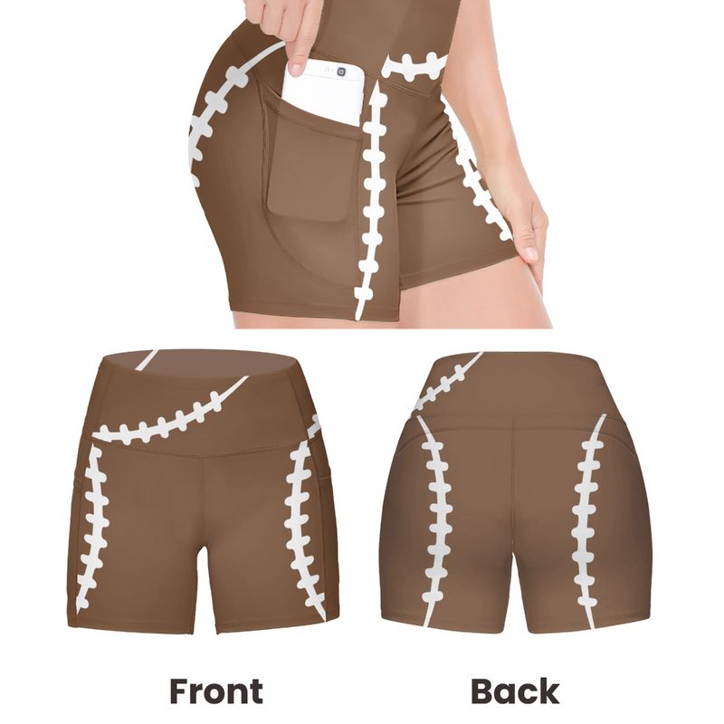 Personalized Women's Workout Shorts  Baseball Softball Football Basketball Lover