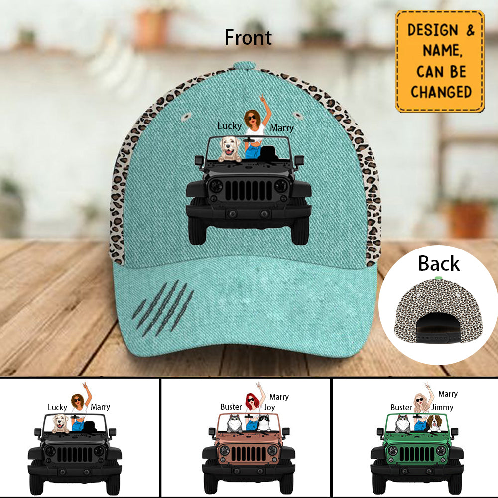 Personalized Gift For Dog Cat Lovers Girl Cap
