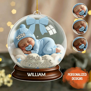 Personalized First Christmas Ornament – Keepsake For Newborns & Babies