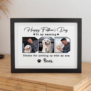 Personalized Photo Happy Father's Day To My Amazing Dad Picture Frame