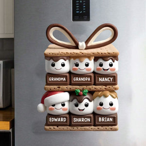 Happy Smores - Personalized Custom Decal - Gifts For Family, Friends, Coworkers