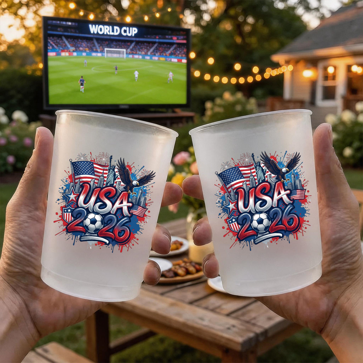 Personalized 2026 Soccer Country Cups | Perfect For Fan Events & Tailgates