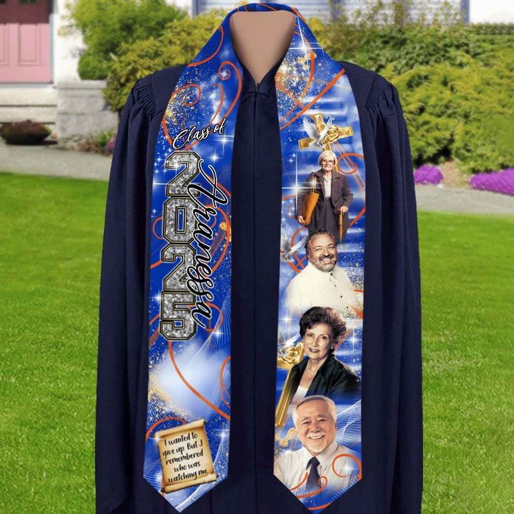 In Loving Memory - Personalized Graduation Sashes And Stoles