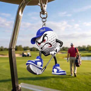 Custom Cheeky Golf Putter Acrylic Keychain – A Fun Personalized Gift For Golf Enthusiasts & Golfers
