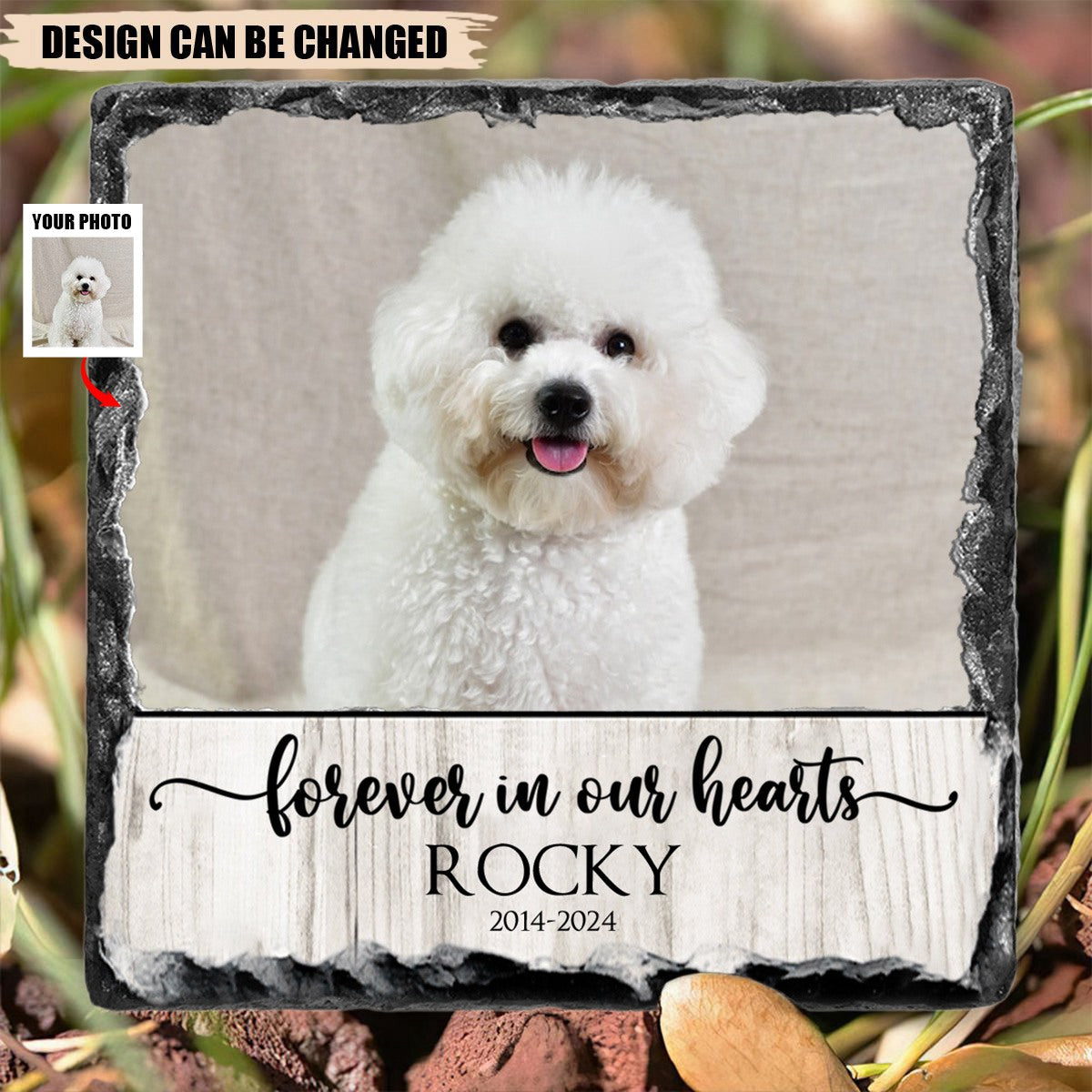 Personazlied Photo Rock Slate, Pet Loss Gift, Cat Memorial Gift, Pet Sympathy Gift