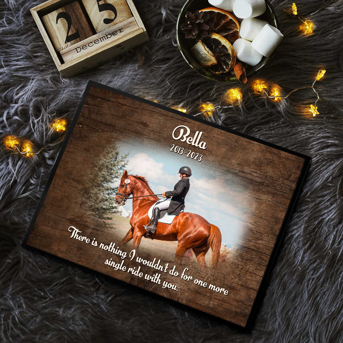 In Loving Memory-Personalized Horse Memorial Canvas/Poster