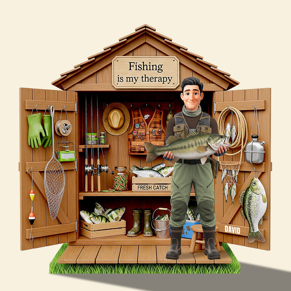 Custom Fishing Acrylic Plaque - Personalized Gifts for Fishing Lovers