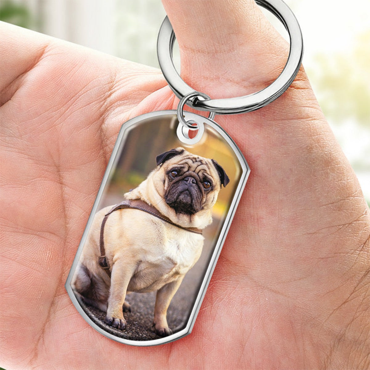 Memorial Personalized Custom Keychain - Sympathy Gift For Pet Owners, Pet Lovers