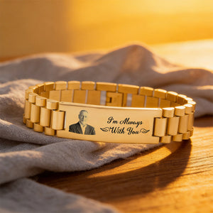 I'm Always With You Bracelet - Personalized Memorial Gifts with Photo