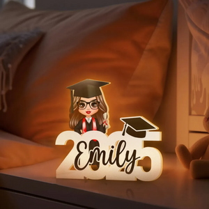 Custom 2025 Graduation Light Box - Personalized New Chapter Night Light Gift
