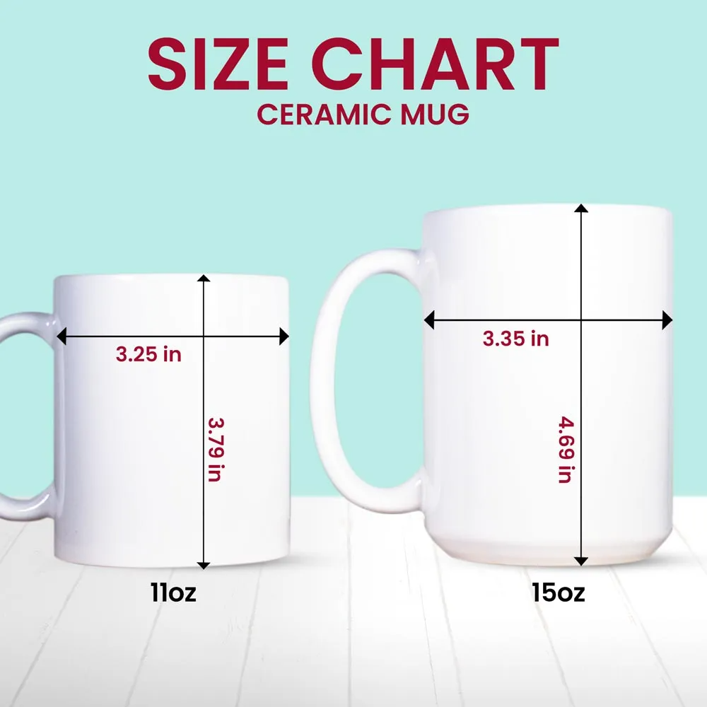 My World Mug, Personalized Valentine Gift For Lovers