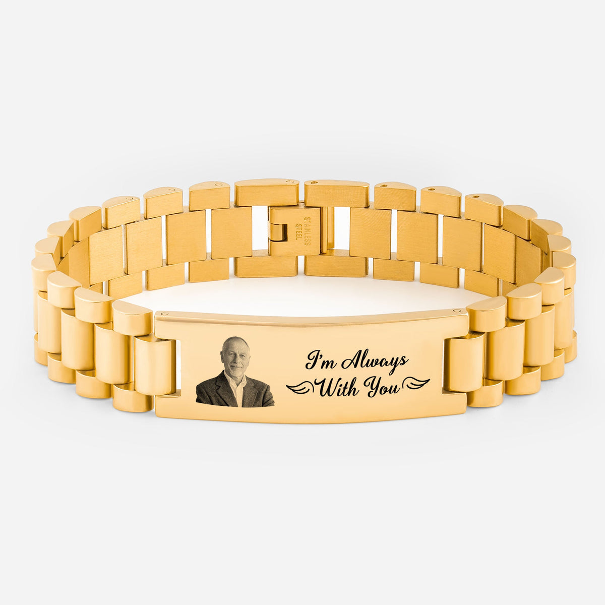 I'm Always With You Bracelet - Personalized Memorial Gifts with Photo