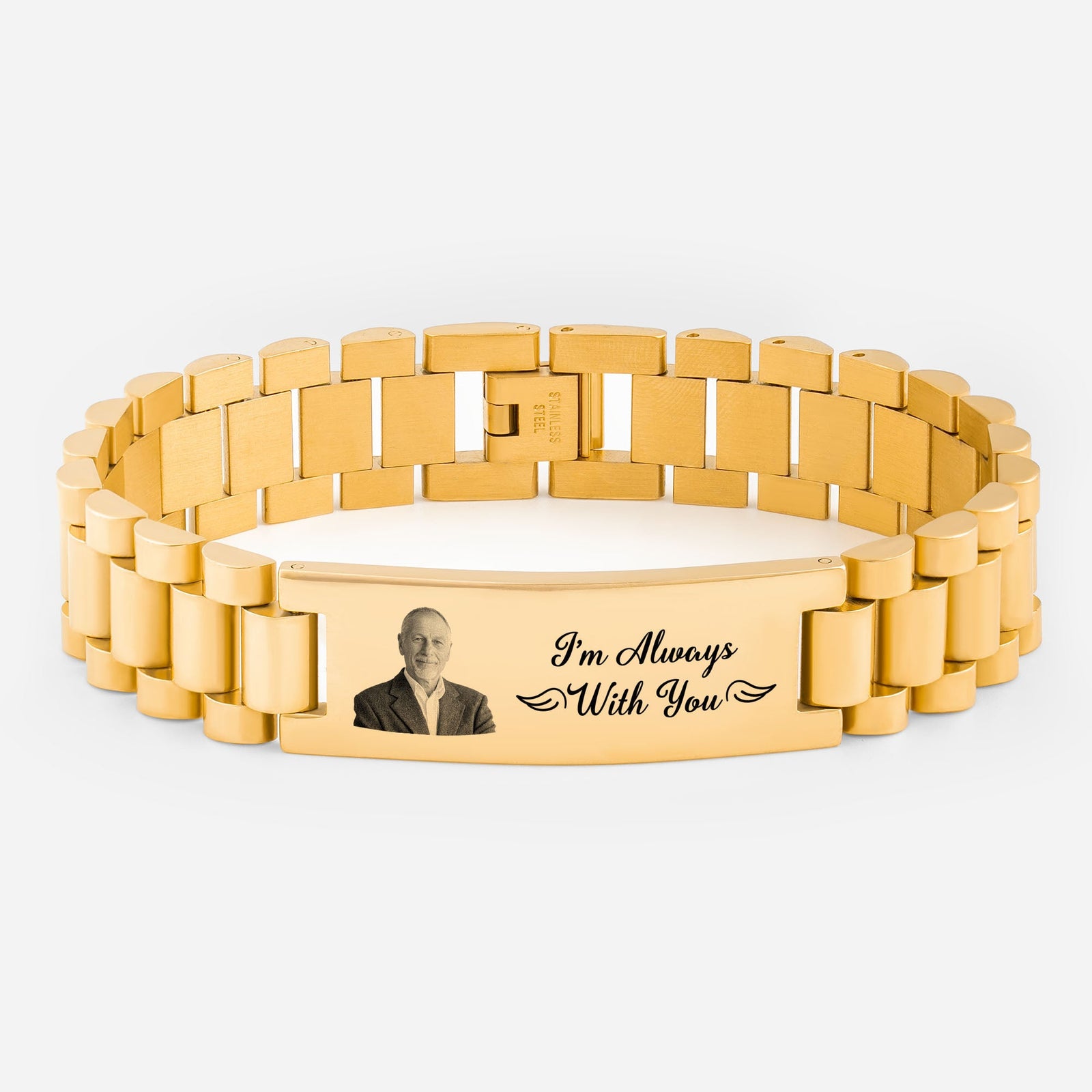 I'm Always With You Bracelet - Personalized Memorial Gifts with Photo