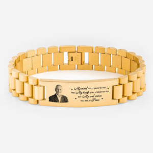 I'm Always With You Bracelet - Personalized Memorial Gifts with Photo