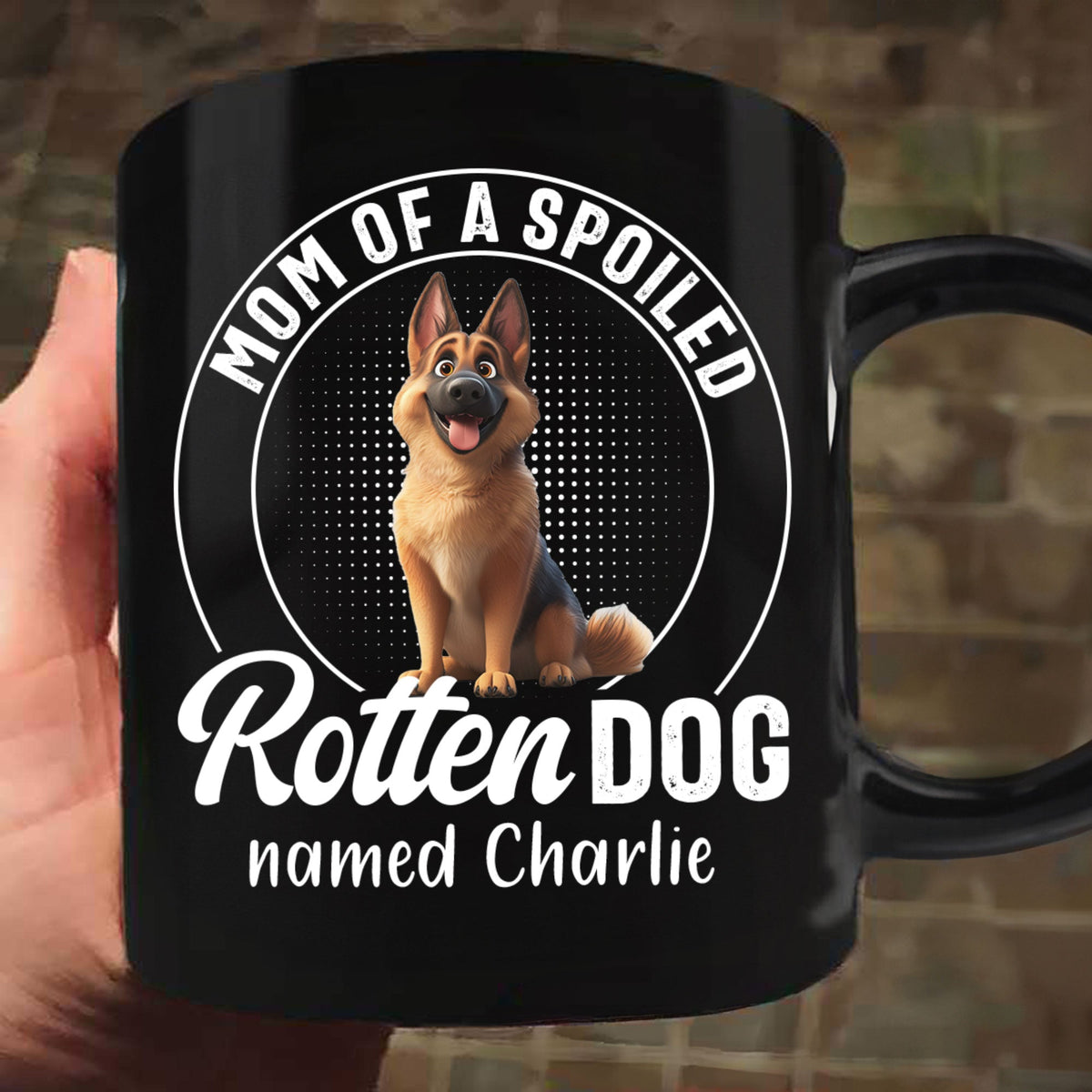Mom Of Spoiled Rotten Dogs - Funny Personalized Mug Gift For Dog Lover