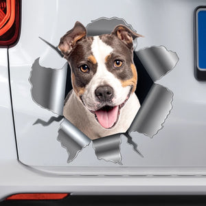 Cracking You Up, One Paw At A Time - Personalized Custom Photo Decal Gifts For Dog Cat Lovers, Dog Dad Mom