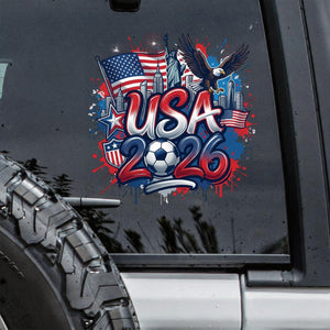 Personalized 2026 Soccer Country Decal | Perfect For Fan Events & Tailgates