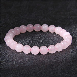 Energy & Love • Natural Stone Elastic Rope Bracelet
