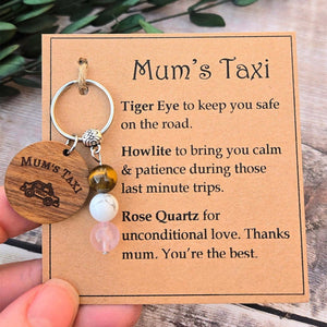 DADS TAXI crystal keyring. funny novelty gift for dad,driving test,Fathers day