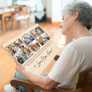 Happy Mother's Day! Personalized Mom Photo Canvas, Custom Photo Collage Wall Art