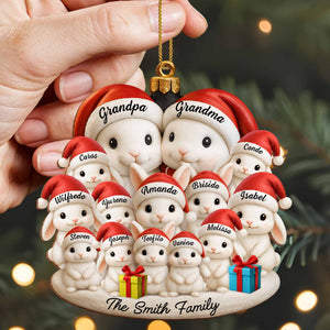 Celebrate Your Family's Magical Christmas,  Personalized Custom Wood Ornament, Gift For Family
