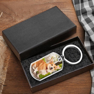 Memorial Personalized Custom Keychain - Sympathy Gift For Pet Owners, Pet Lovers