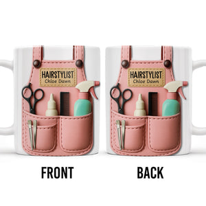 HAIRSTYLIST Personalized Custom Coffee Mug, Perfect Hairstylist Gift